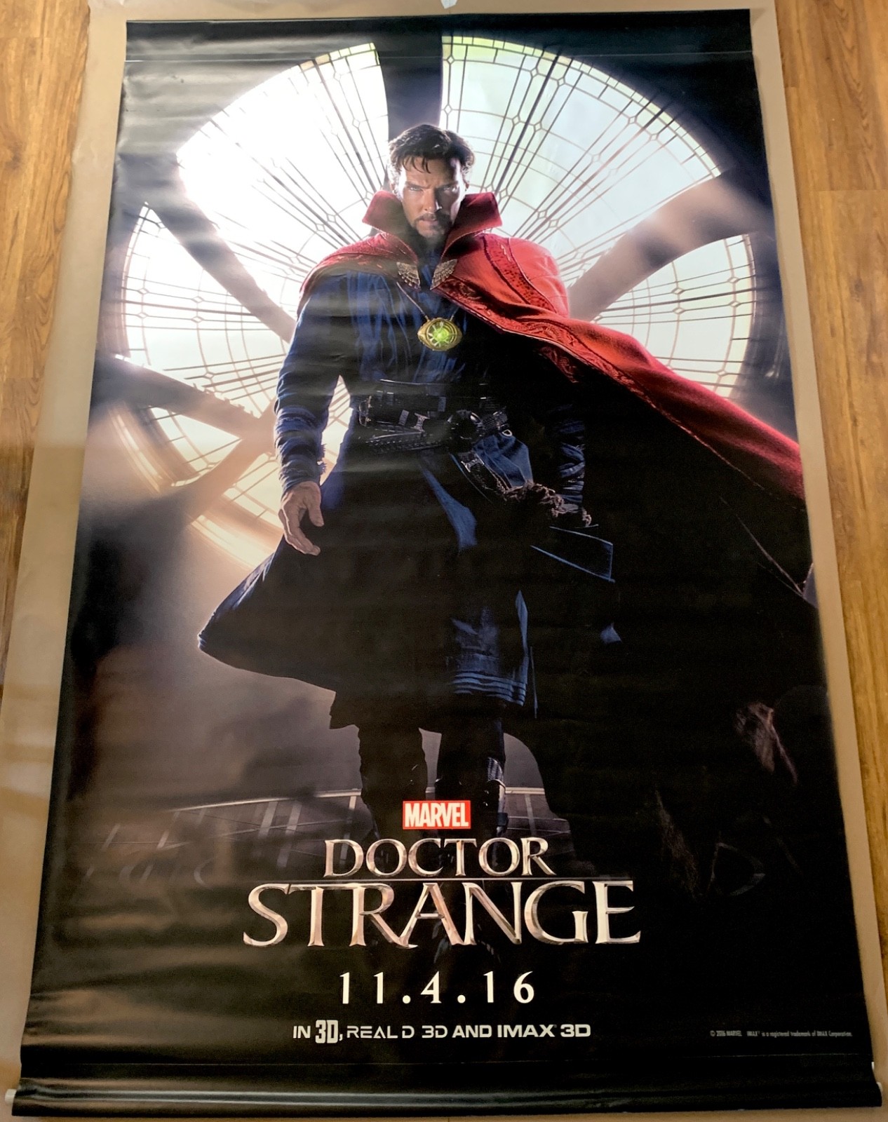 DISNEY / MARVEL DR STRANGE / MOANA 2 SIDED 8′ x 5′ (Nom) VINYL MOVIE BANNER