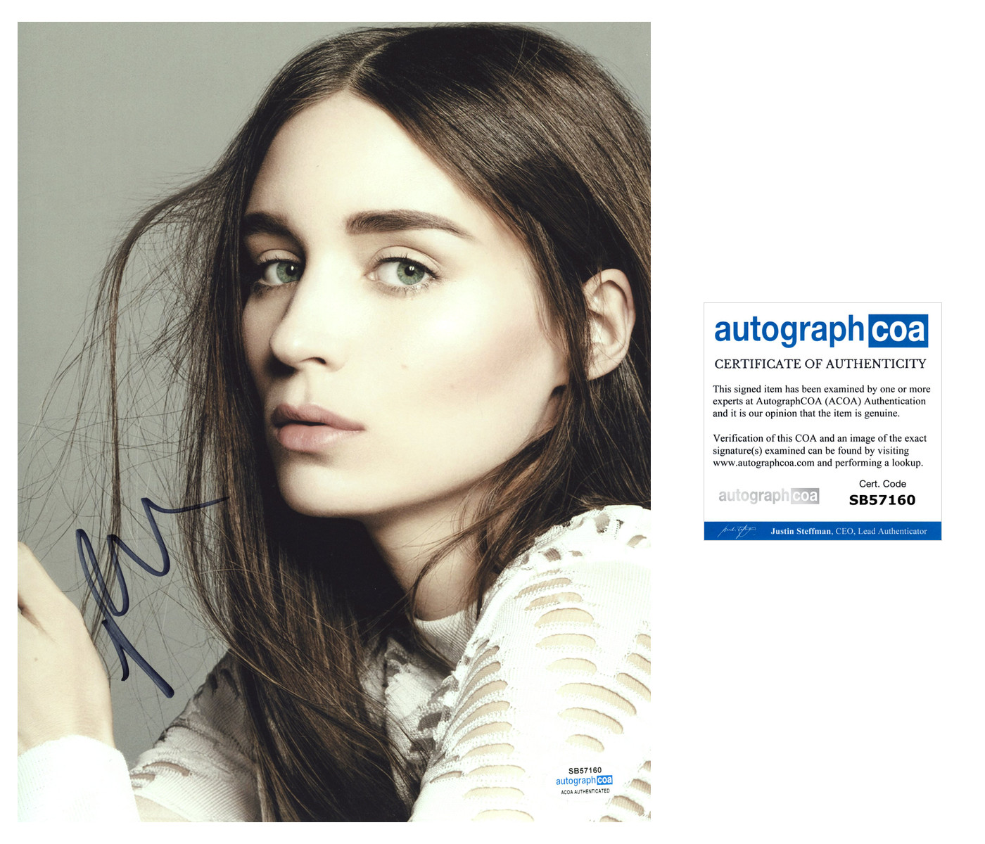 Rooney Mara Signed Autographed WOMEN TALKING 8×10 Photo EXACT Proof ACOA
