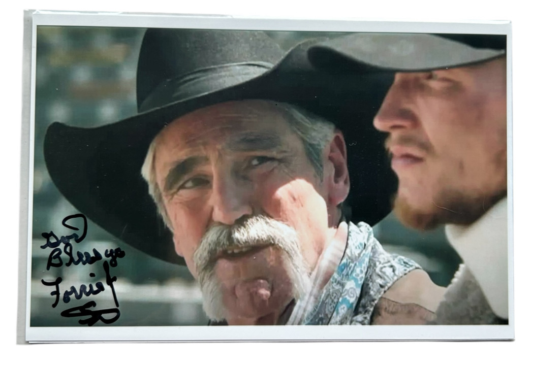 Forrie J Smith Yellowstone Lloyd Pierce Autograph 4×6 Photo Signed