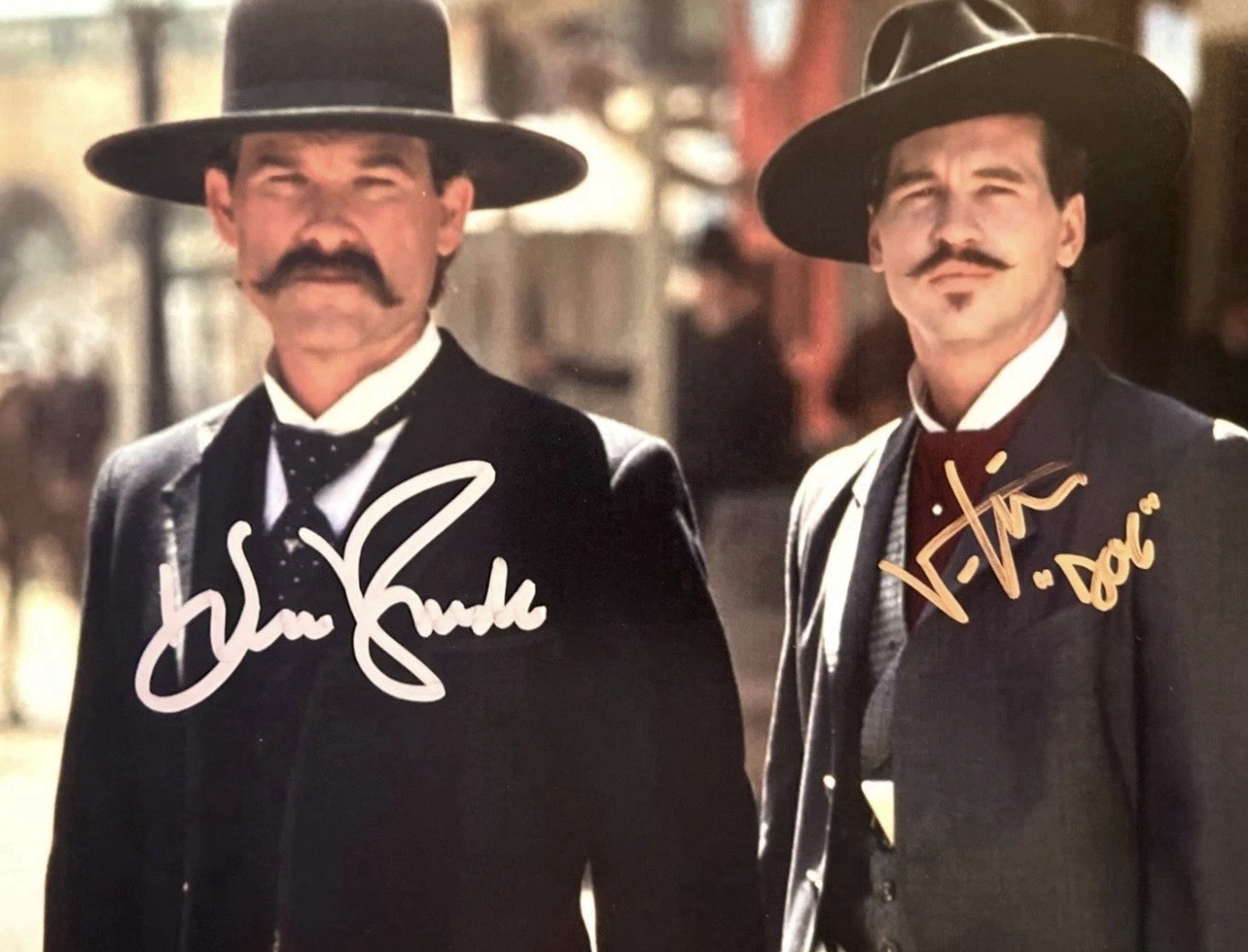 TOMBSTONE VAL KILMER KURT RUSSELL 8.5X11 SIGNED PHOTO AUTOGRAPH POSTER REPRINT