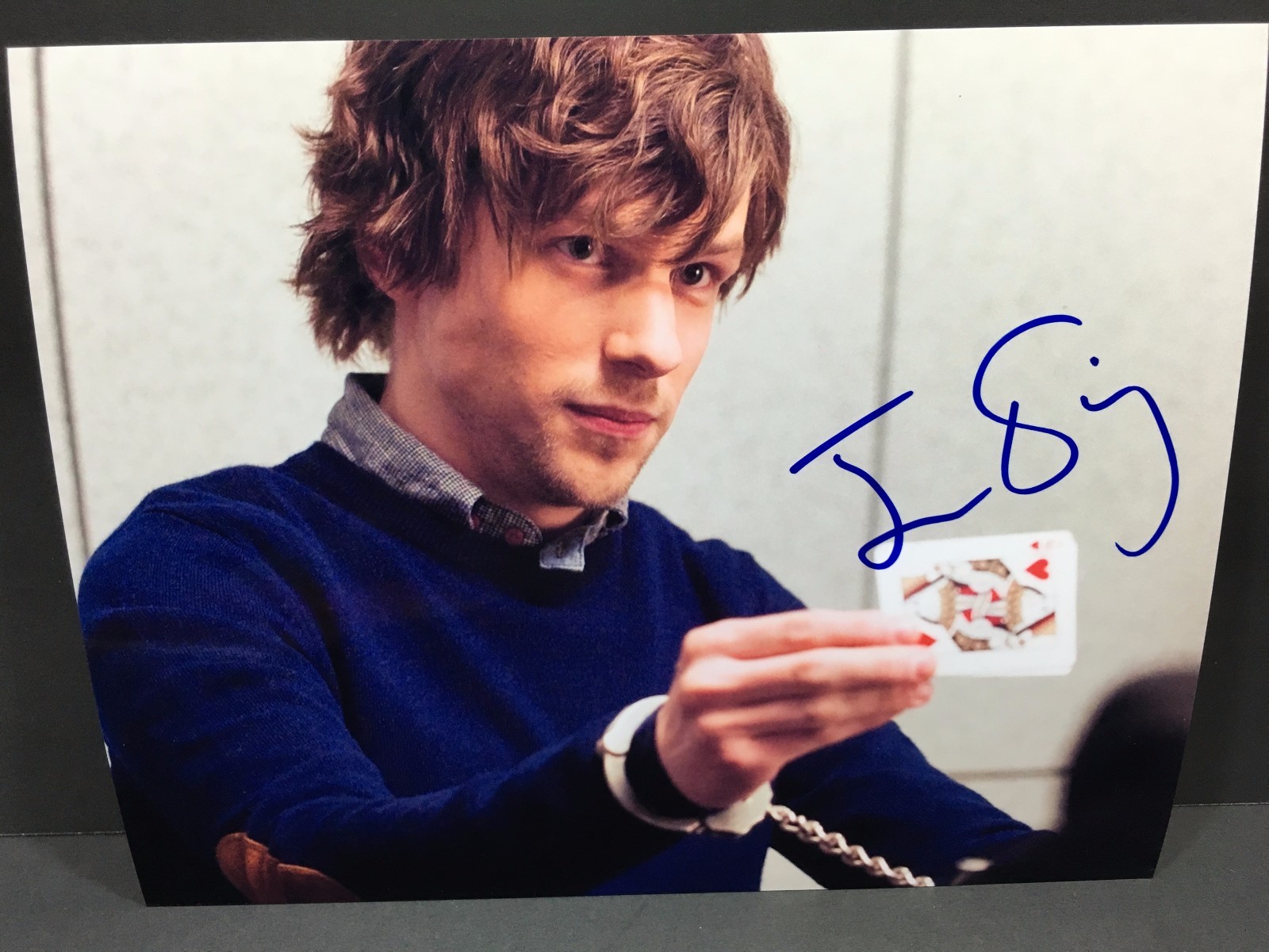JESSE EISENBERG SIGNED 8X10 PHOTO AUTOGRAPH SOCIAL NETWORK ZOMBIELAND COA #6