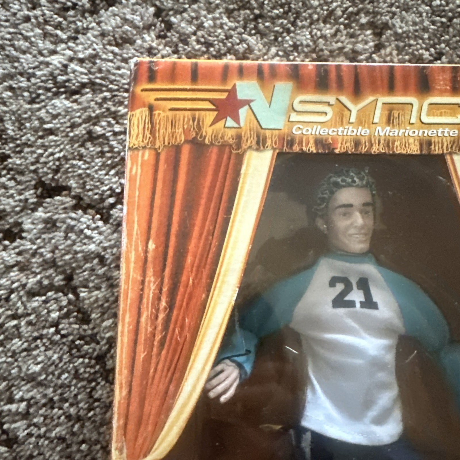 New In Box NSYNC Justin Timberlake Collectible Marionette Doll Living Toyz 2000