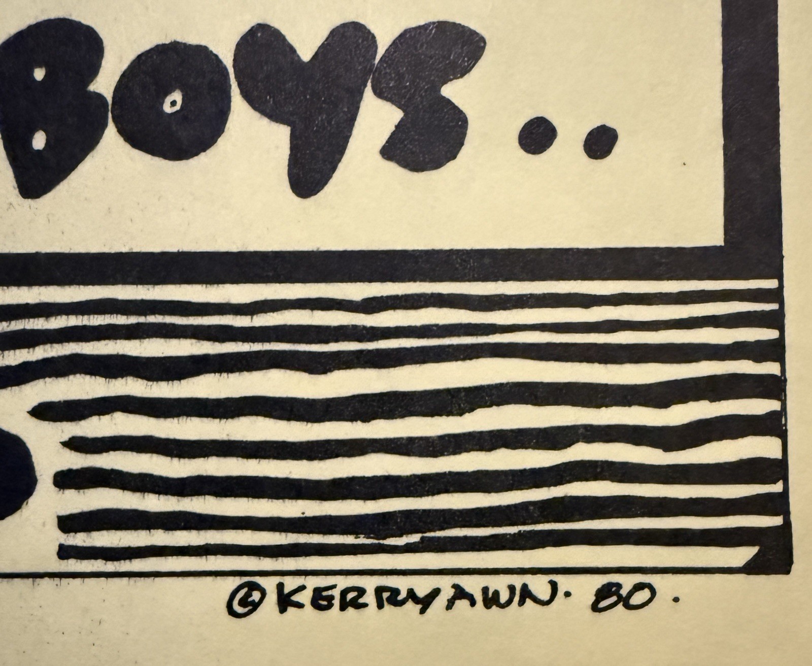 BIG BOYS, JOE KING CARRASCO & URANIUM SAVAGES POSTER – SOAP CREEK Austin TX 1980