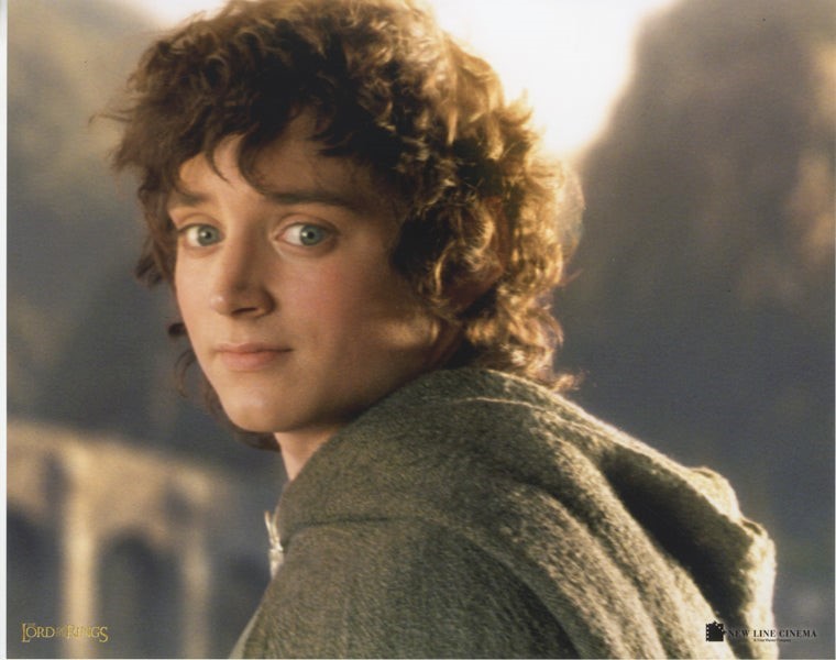 Lord of the Rings Elijah Wood Frodo Baggins Vintage 8×10 C-Print Photo Stamped