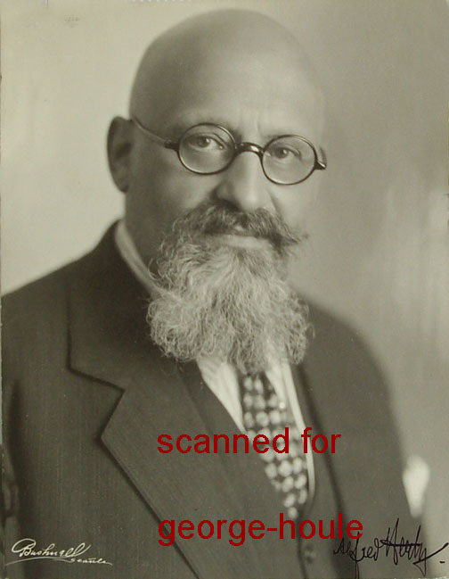 ALFRED HERTZ – PHOTOGRAPH – SIGNED – WAGNER – SF SYMPHONY – CONDUCTOR