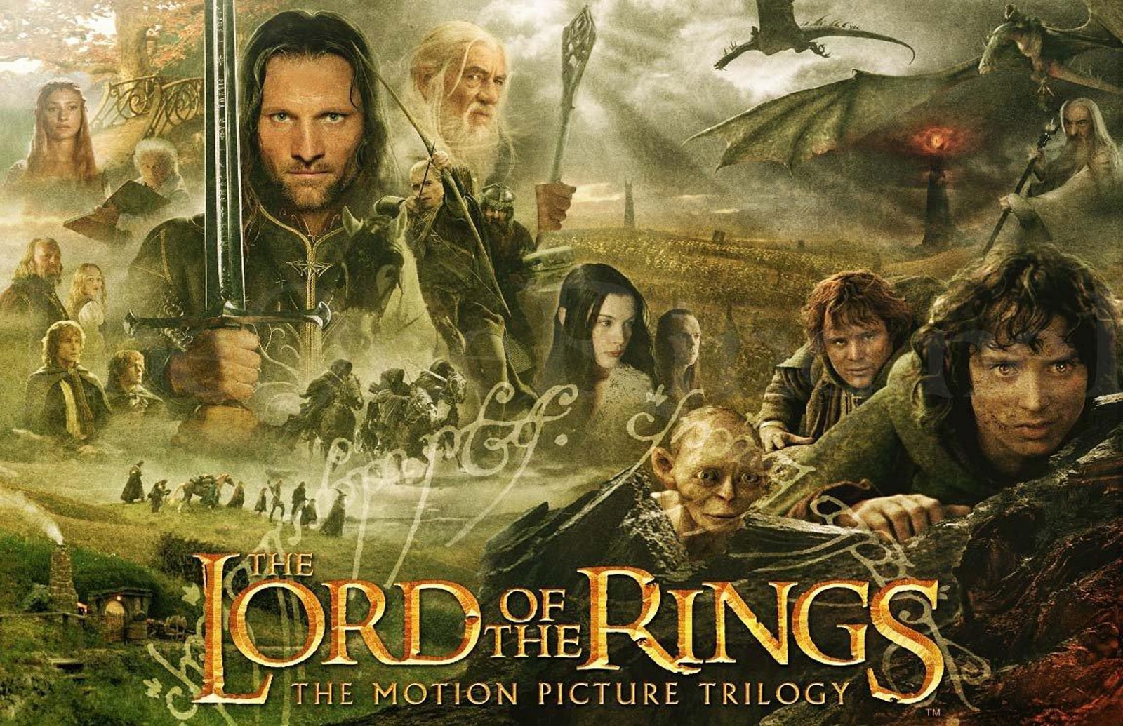 Lord Of The Rings Trilogy movie poster : 11 x 17 inches