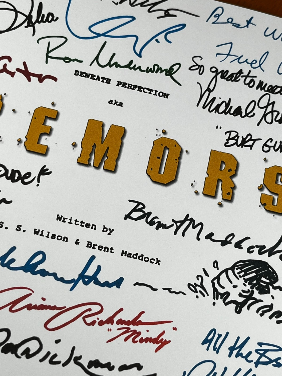 Tremors & Tremors 2 Scripts Signed- Autograph Reprints- Graboids