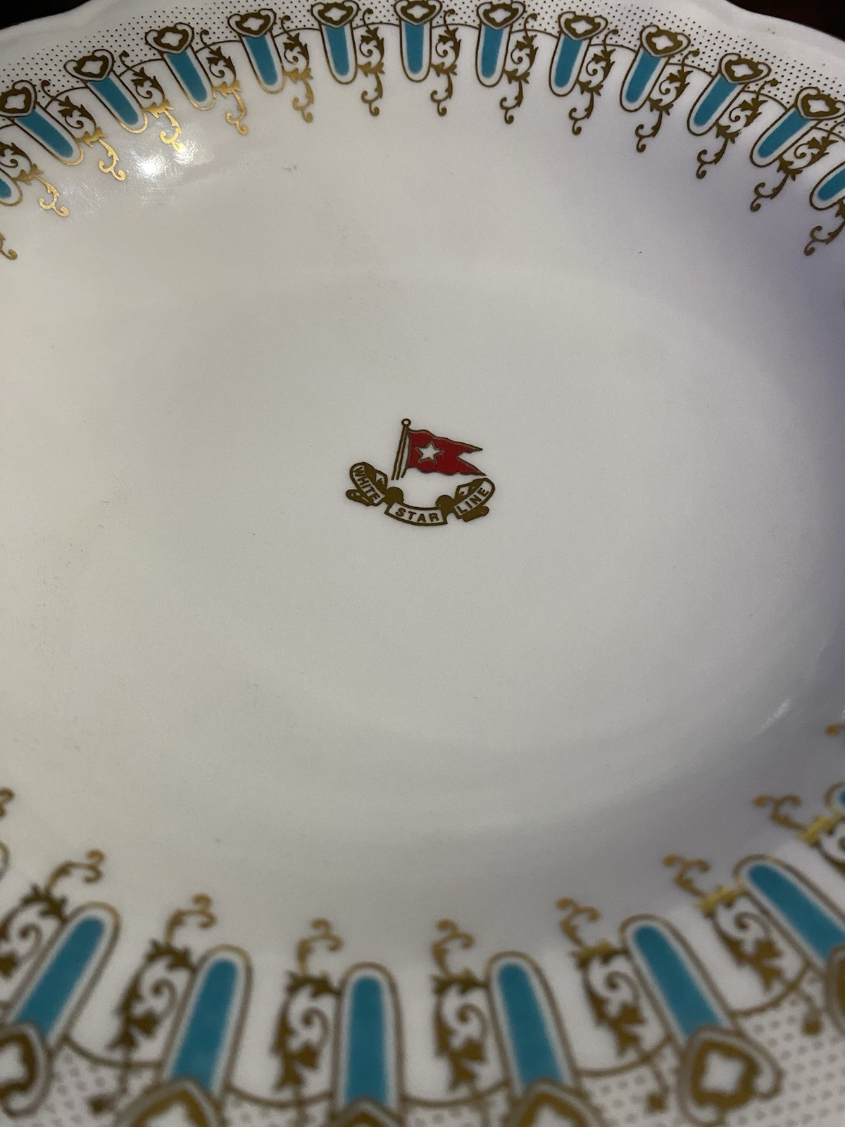 Titanic Original first-class dinner plates