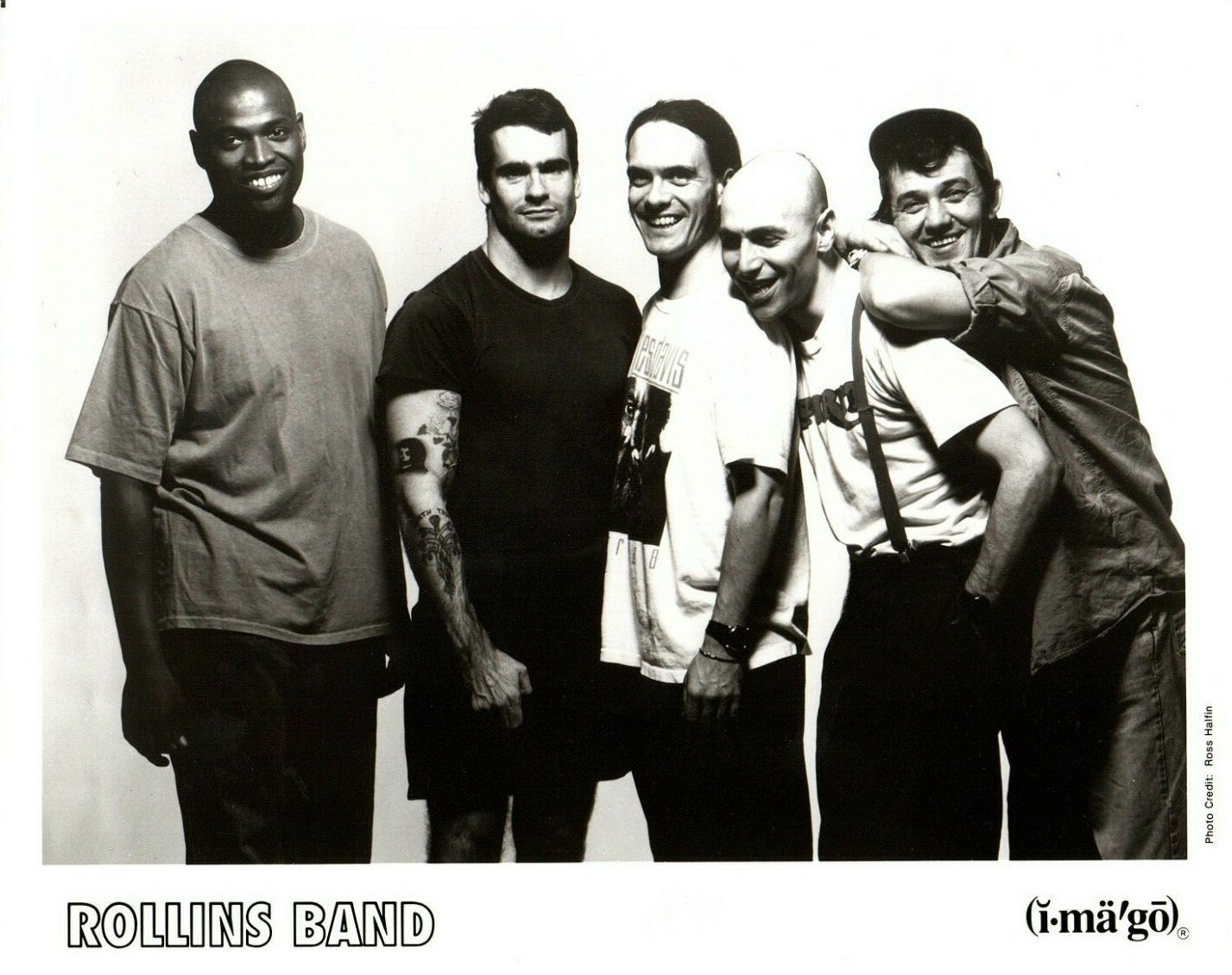 ROLLINS BAND PROMO PHOTO Henry Black Flag 8X10 PUNK End of Silence Weight