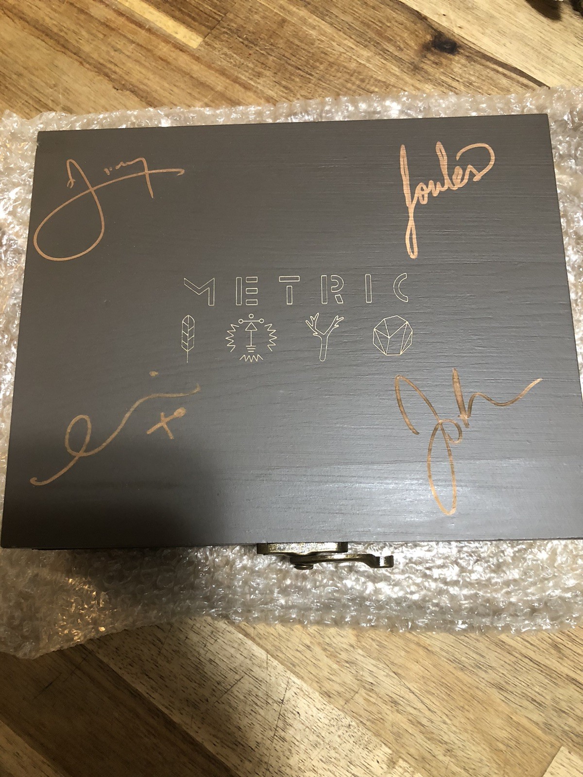 Metric Signed Cassette Boxset Not Cd Rare Emily Hanes