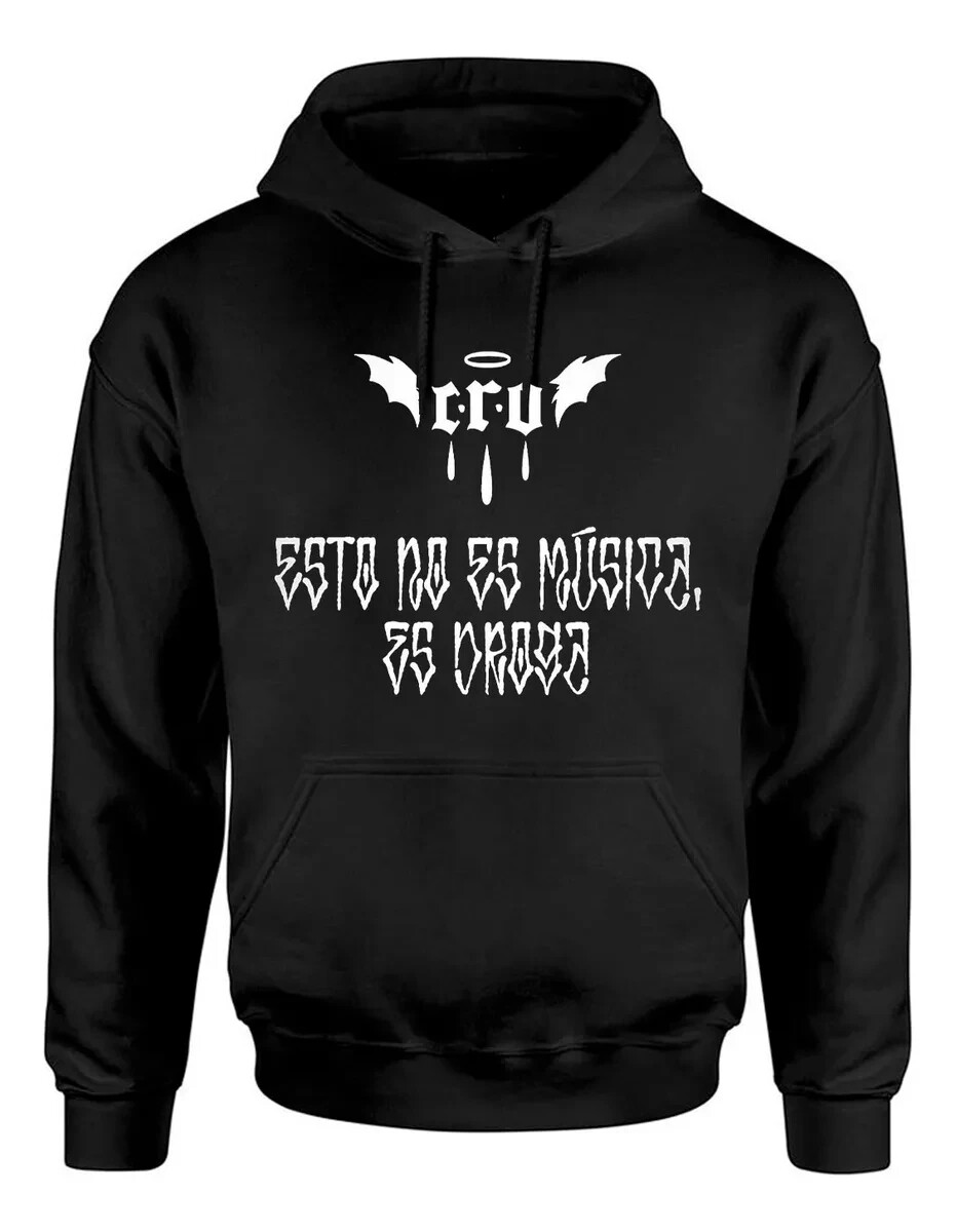 CRO – C.R.O – Kangaroo Sweatshirt Black Unisex Adults – Cotton – ASK FOR SIZE