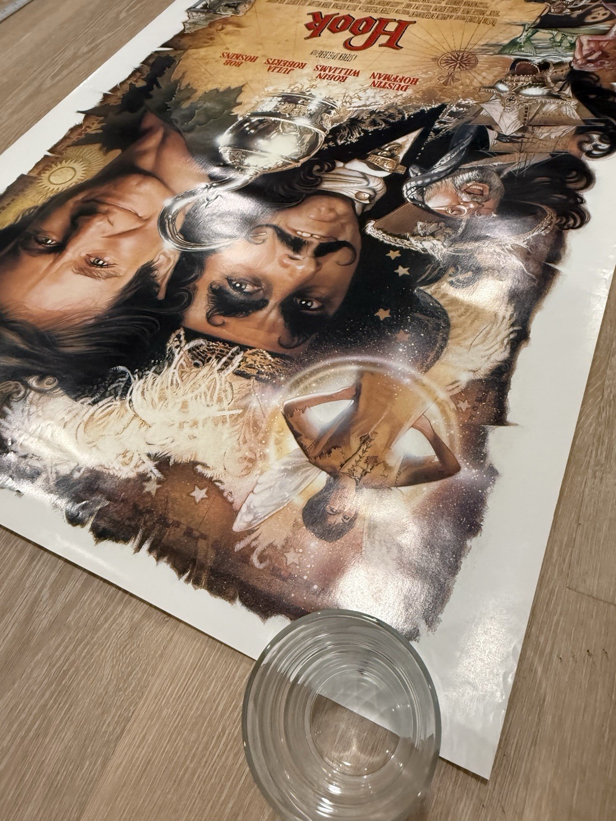 HOOK (1991) ORIGINAL MOVIE POSTER – ROLLED – DREW STRUZAN ARTWORK