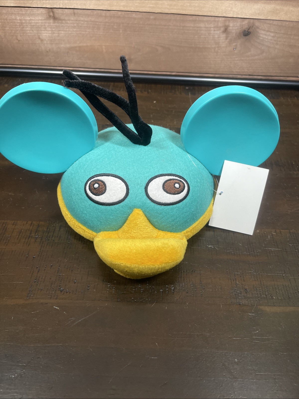 Phineas and Ferb Perry Disney Ears Signed by Swampy Marsh Creator