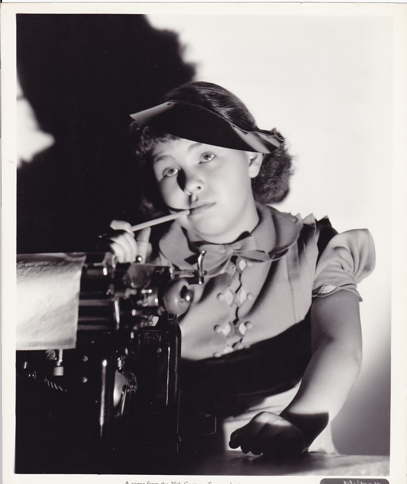 JANE WITHERS Child Star Original Vintage 1930s 20th Fox Studio Portrait Photo