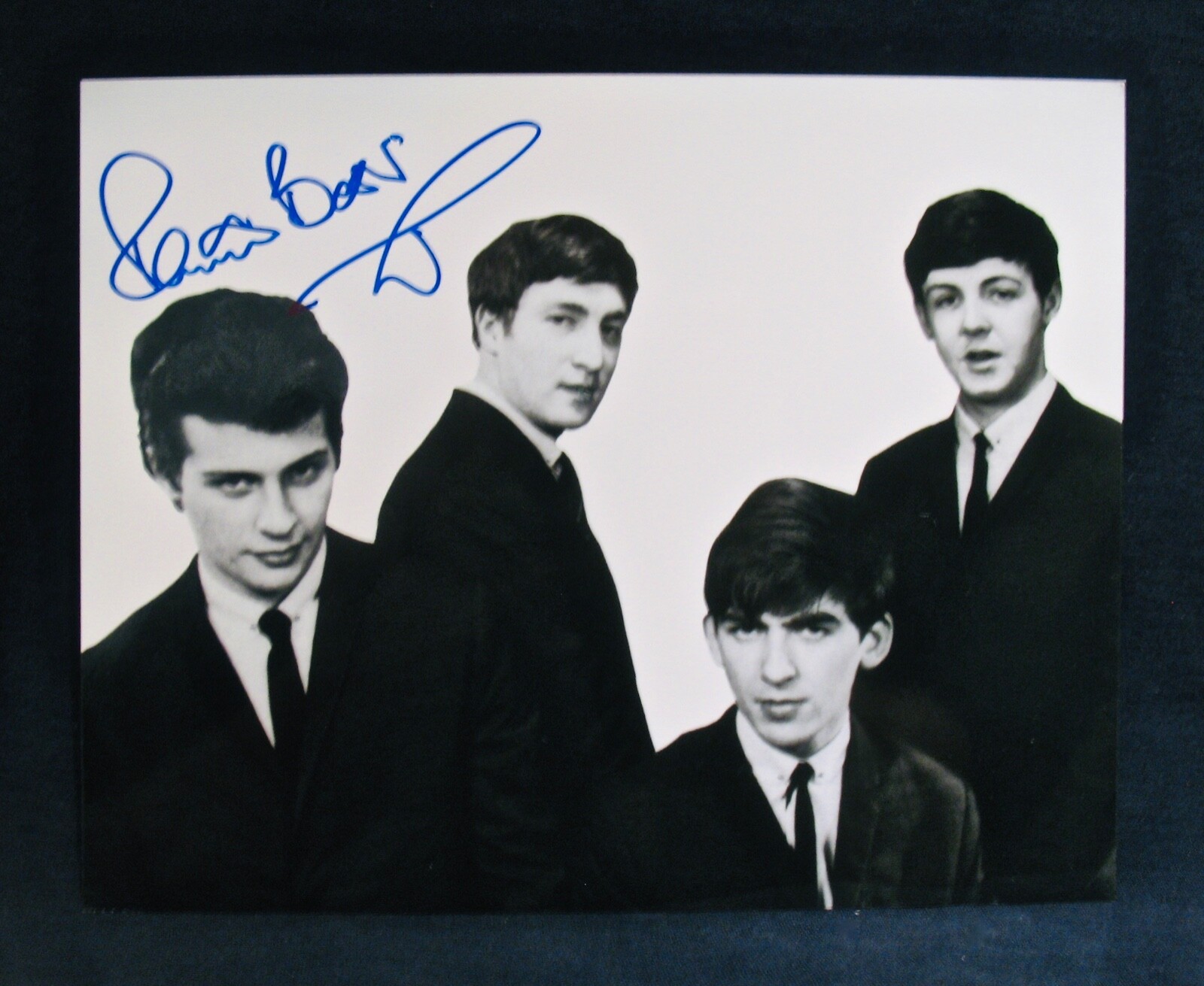 THE BEATLES~PETE BEST Autographed 8×10 Photograph From This Legendary Drummer