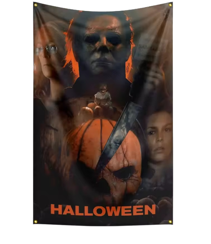 MICHAEL MYERS FLAG Halloween Flag 3×5 FT Halloween Banner Halloween Tapestry