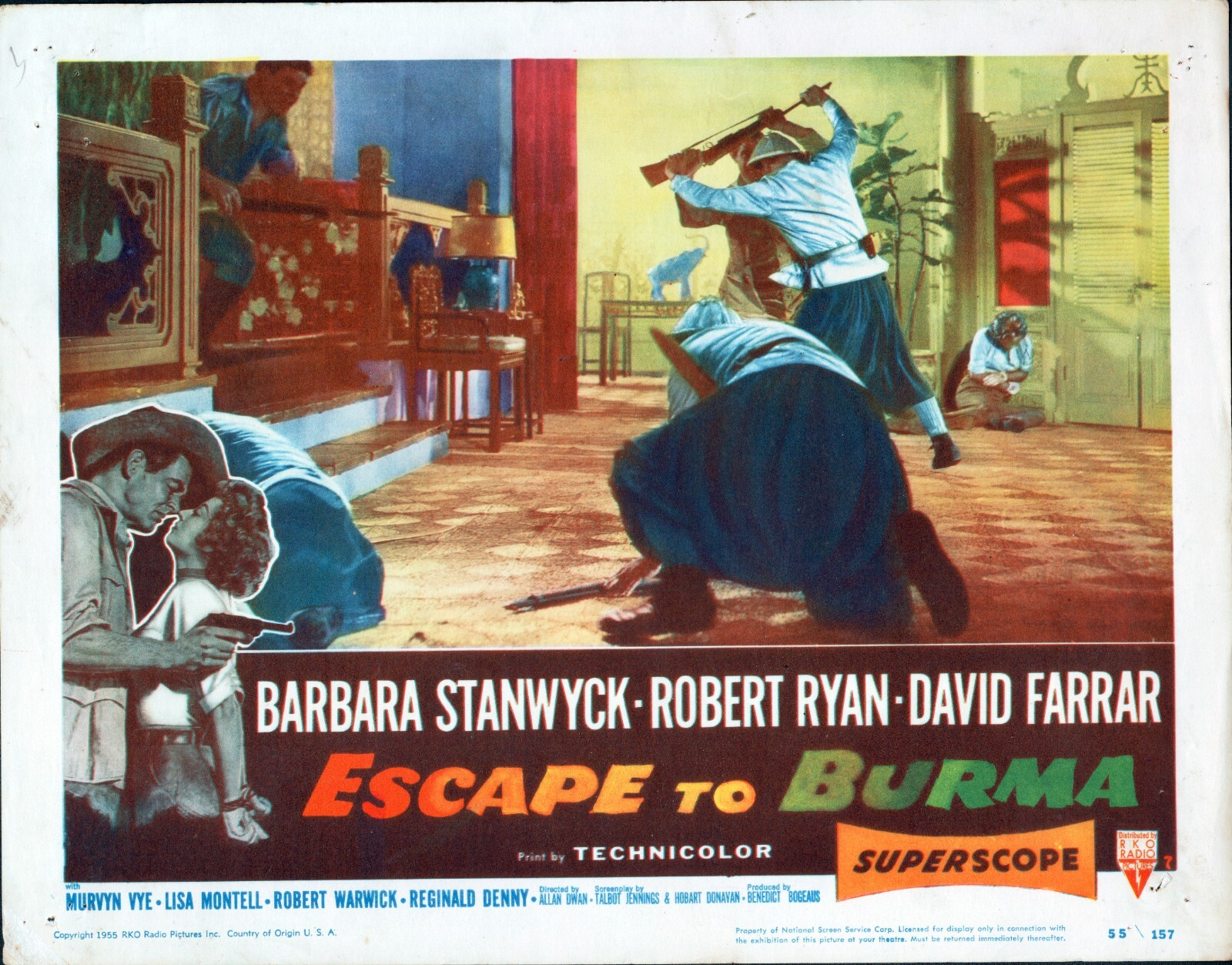 Escape to Burma (1955) 11×14 lobby card #7