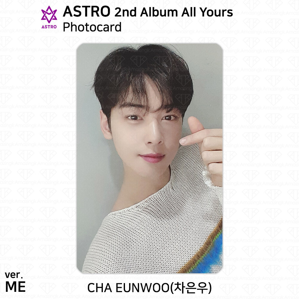 ASTRO 2nd Album All Yours Official Photocard You Me Us 3 Versions KPOP K-POP