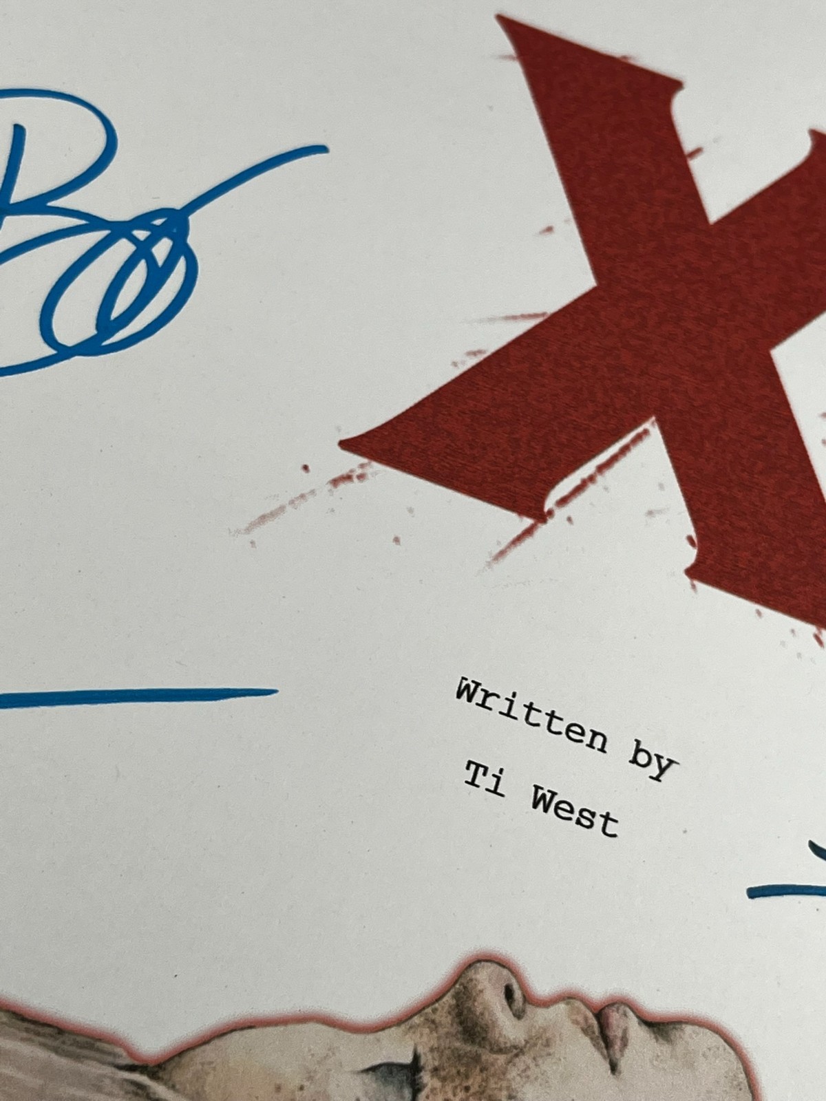 X Script Signed- Autograph Reprints- Mia Goth- Maxine Minx- X Movie- Horror