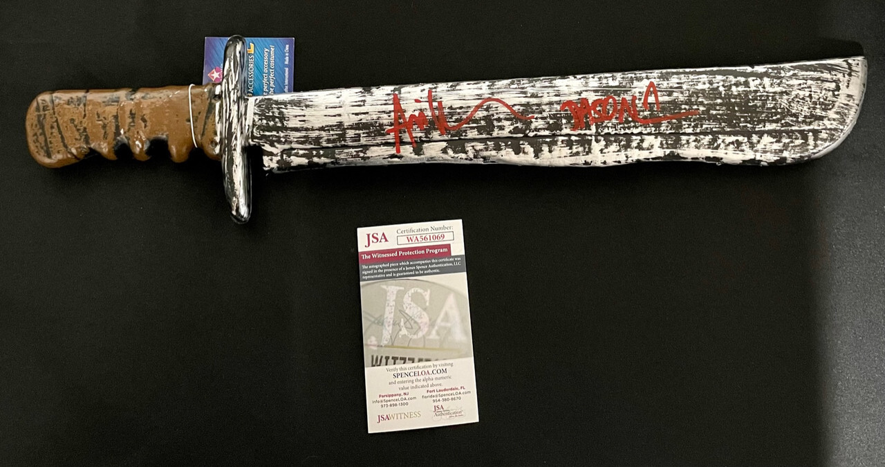 Ari Lehman (1st Jason) Autographed Machete – JSA