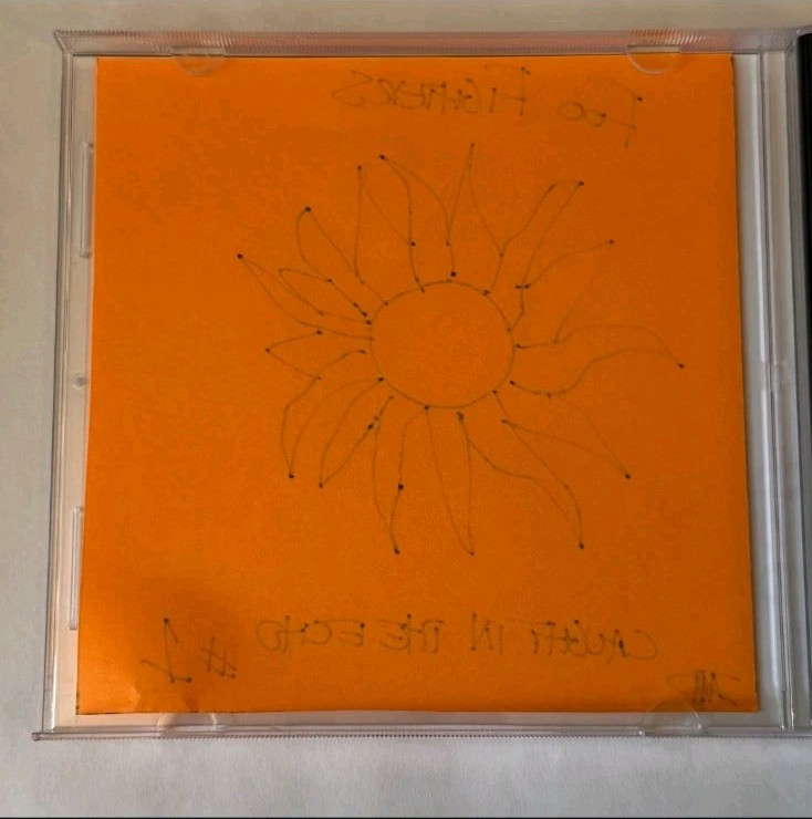 FOO FIGHTERS cd CAUGHT IN THE ECHO – MY FAVORITE TOY DAVE GROHL #1/20 HAND DRAWN