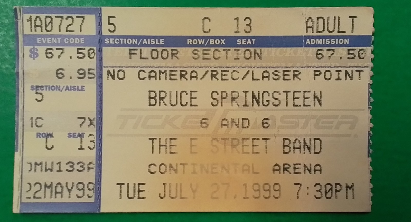 Bruce Springsteen & The E Street Band 7/27/99 Continental Arena