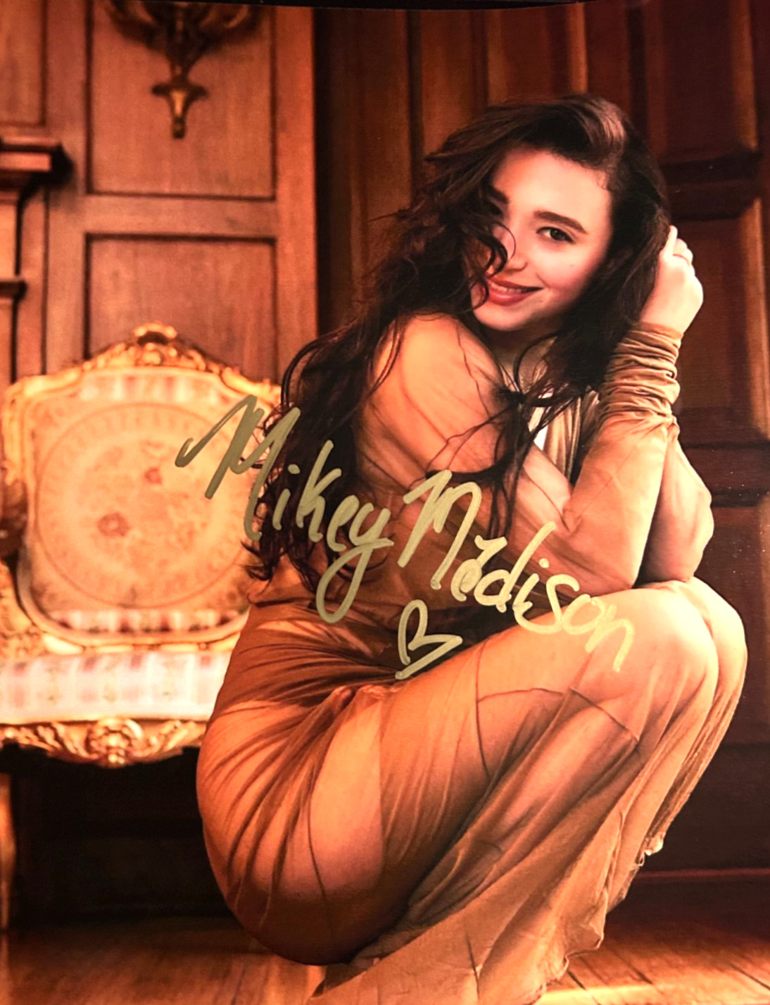 Mikey Madison Signed ANORA 8×10″ Authentic Autograph GENUINE w/COA