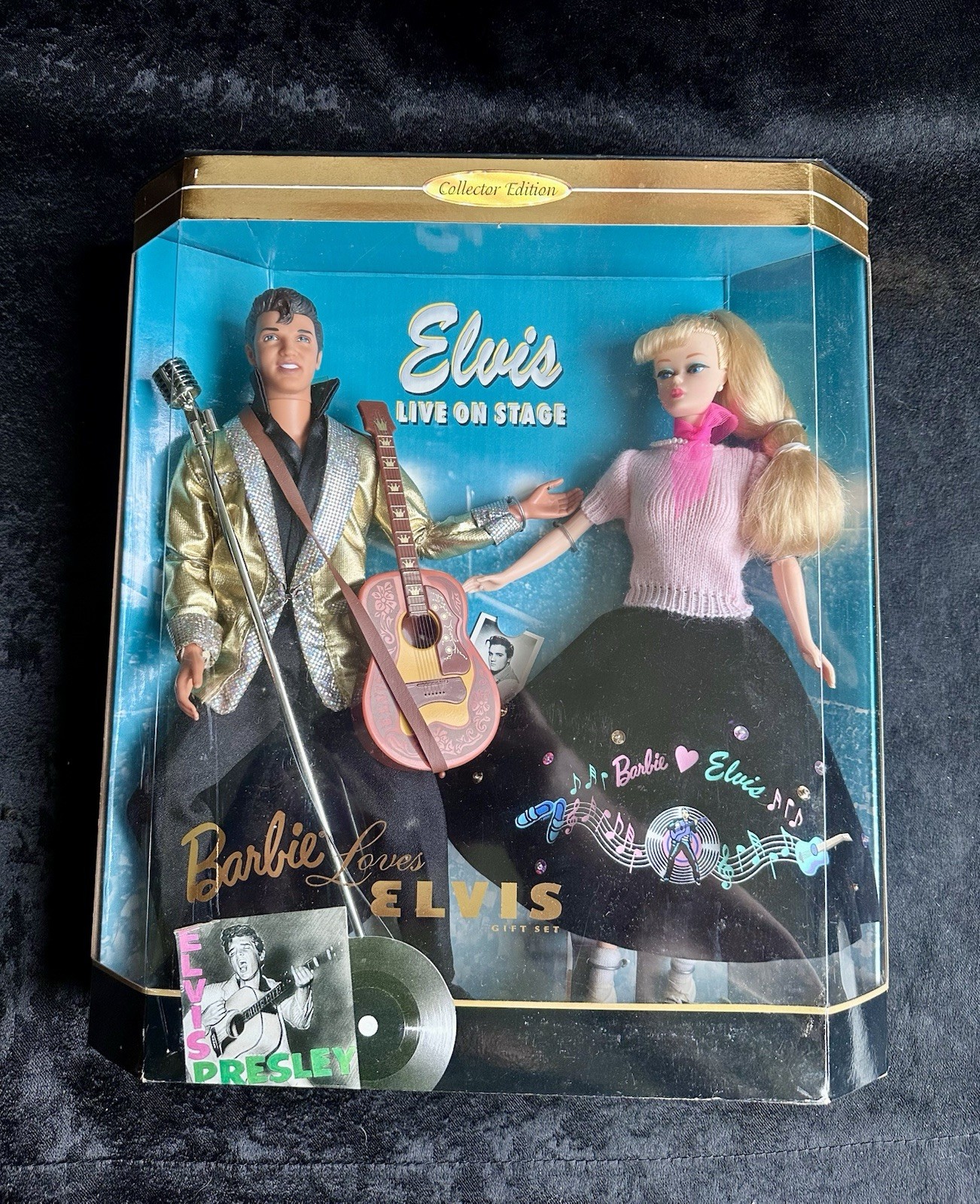 Mattel Barbie Loves Elvis Collector Edition Doll Set 1996