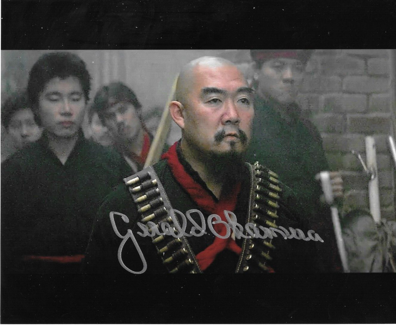 * GERALD OKAMURA * signed 8×10 * BIG TROUBLE IN LITTLE CHINA * PROOF 17