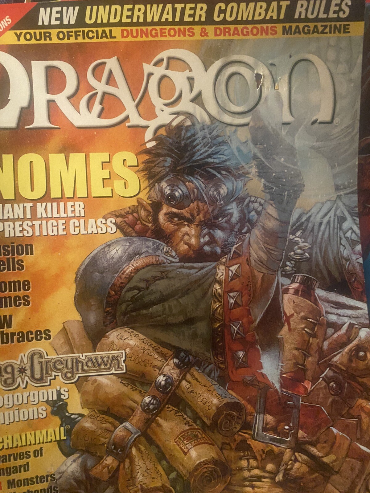 Dragon Magazine —january 2002—bagged !