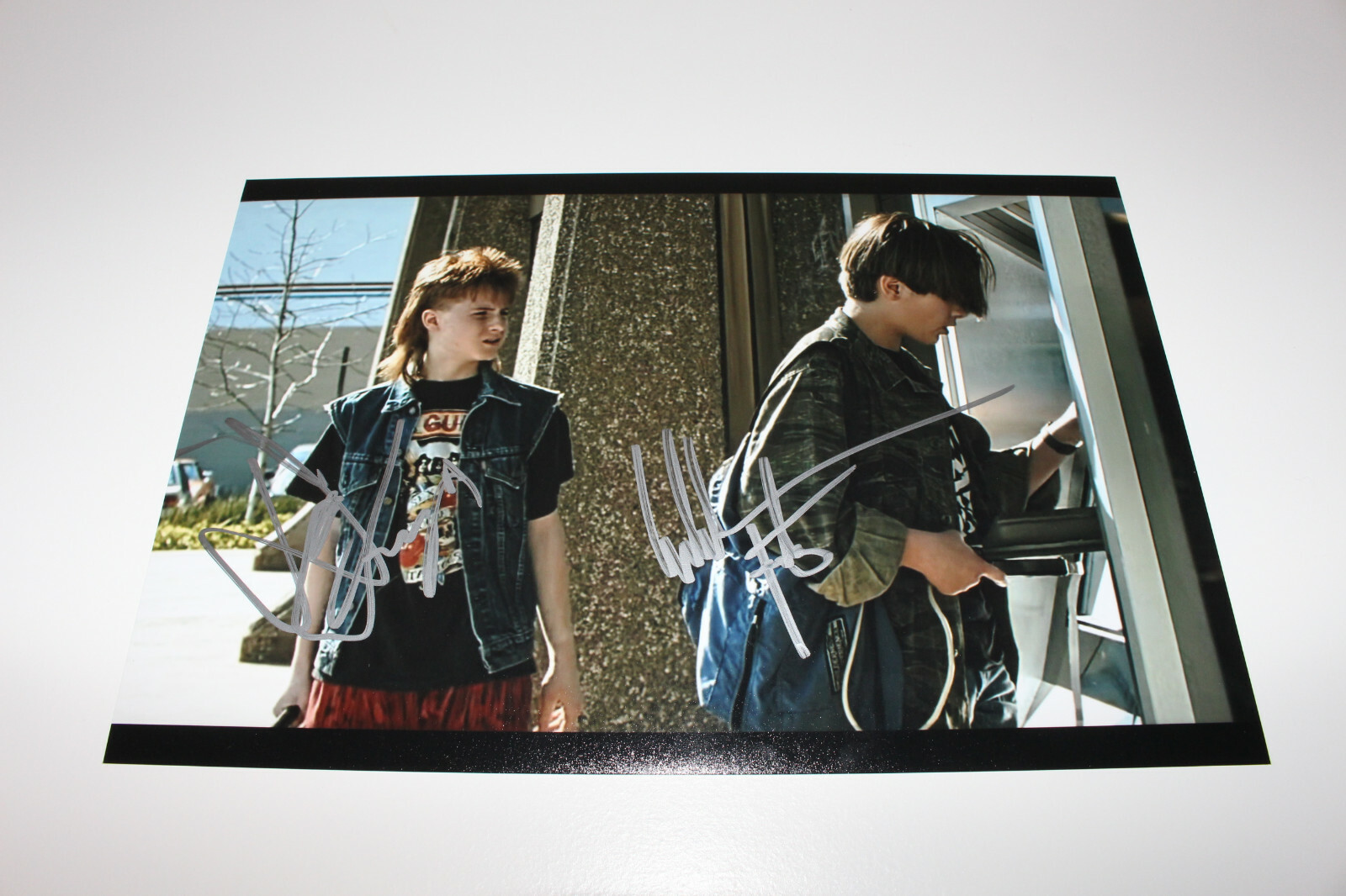 EDWARD FURLONG & DANNY COOKSEY SIGNED TERMINATOR 2: JUDGEMENT DAY 8X12 PHOTO COA