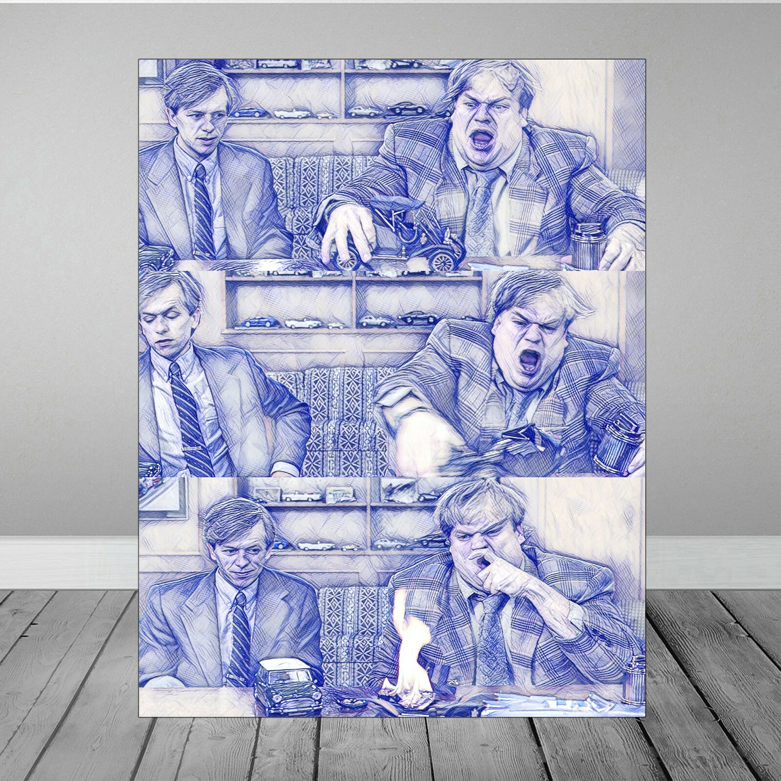 Tommy Boy Funny Movie Poster Chris Farley Art Callahan Christmas Gift SNL Brake