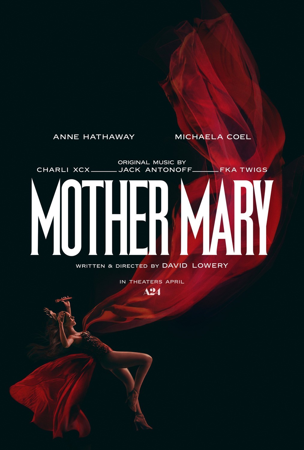 MOTHER MARY 2026 Original DS 2 Sided 27×40″ US Movie Poster A24 Anne Hathaway