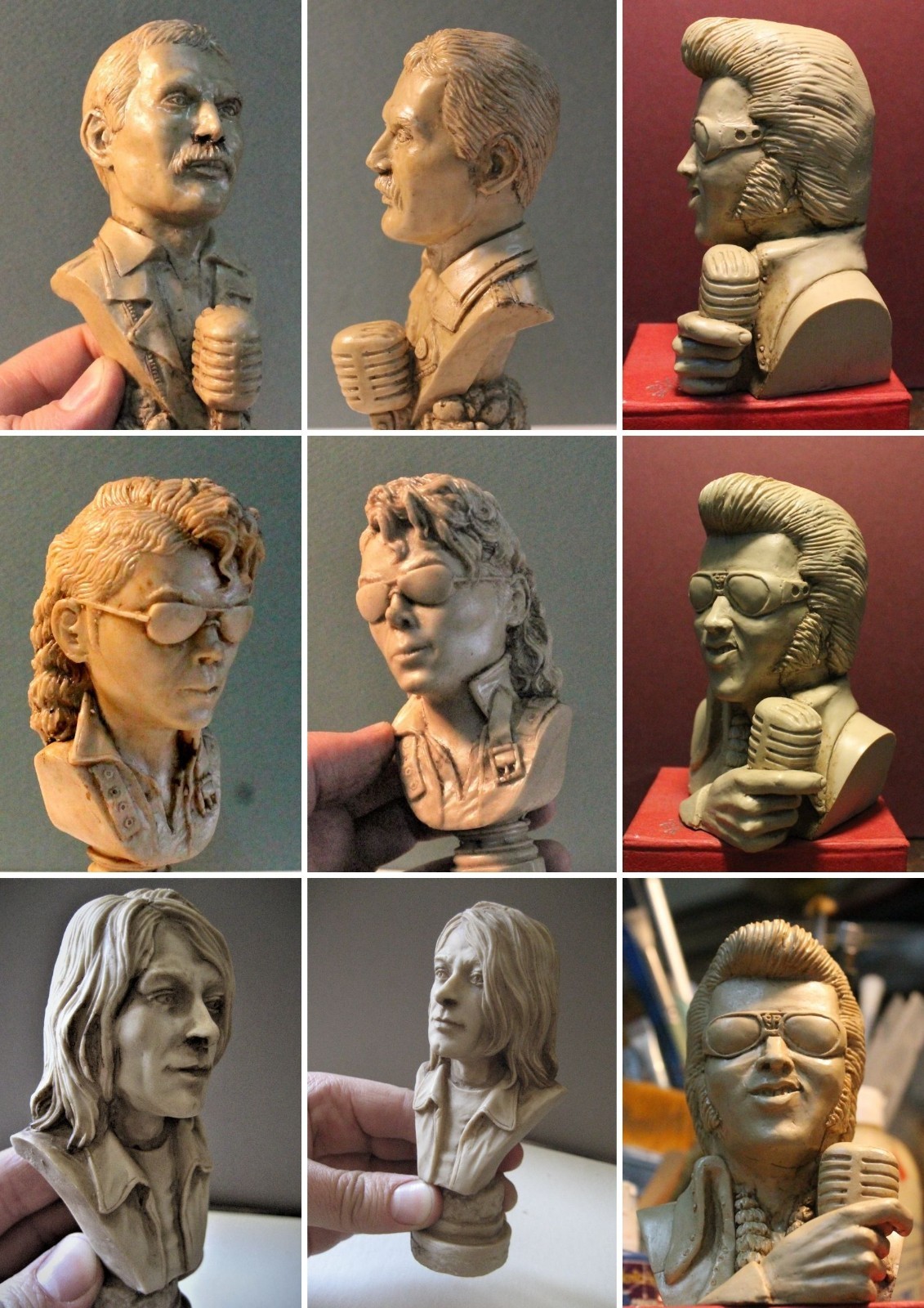 LEMMY BY MOTORHEAD BUST RESIN SCULPTURE HEAVY METAL MUSIC ROCK FIGURE Motörhead