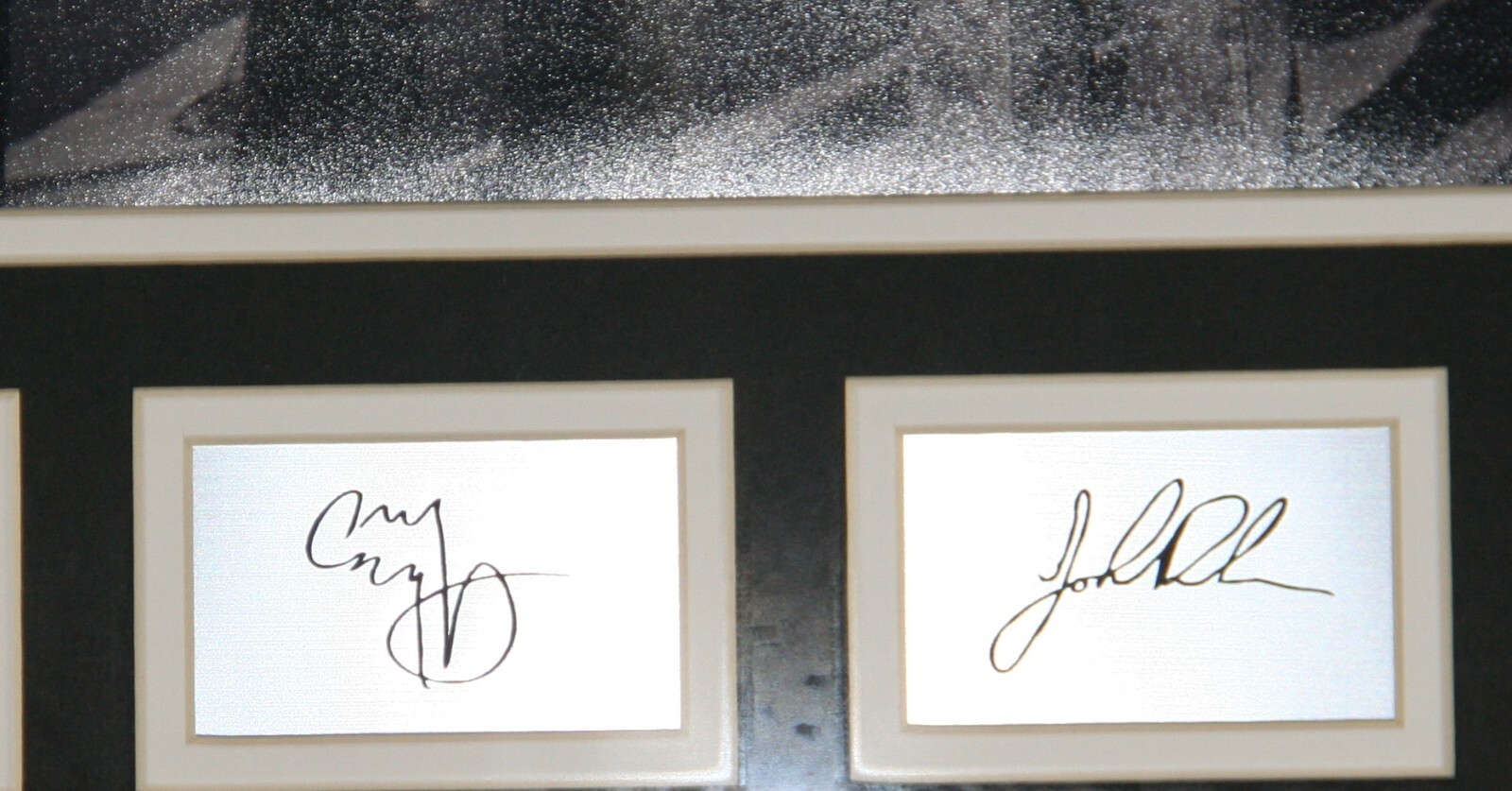 Led-Zeppelin 23×23 Framed Photo Replica Etched Signatures