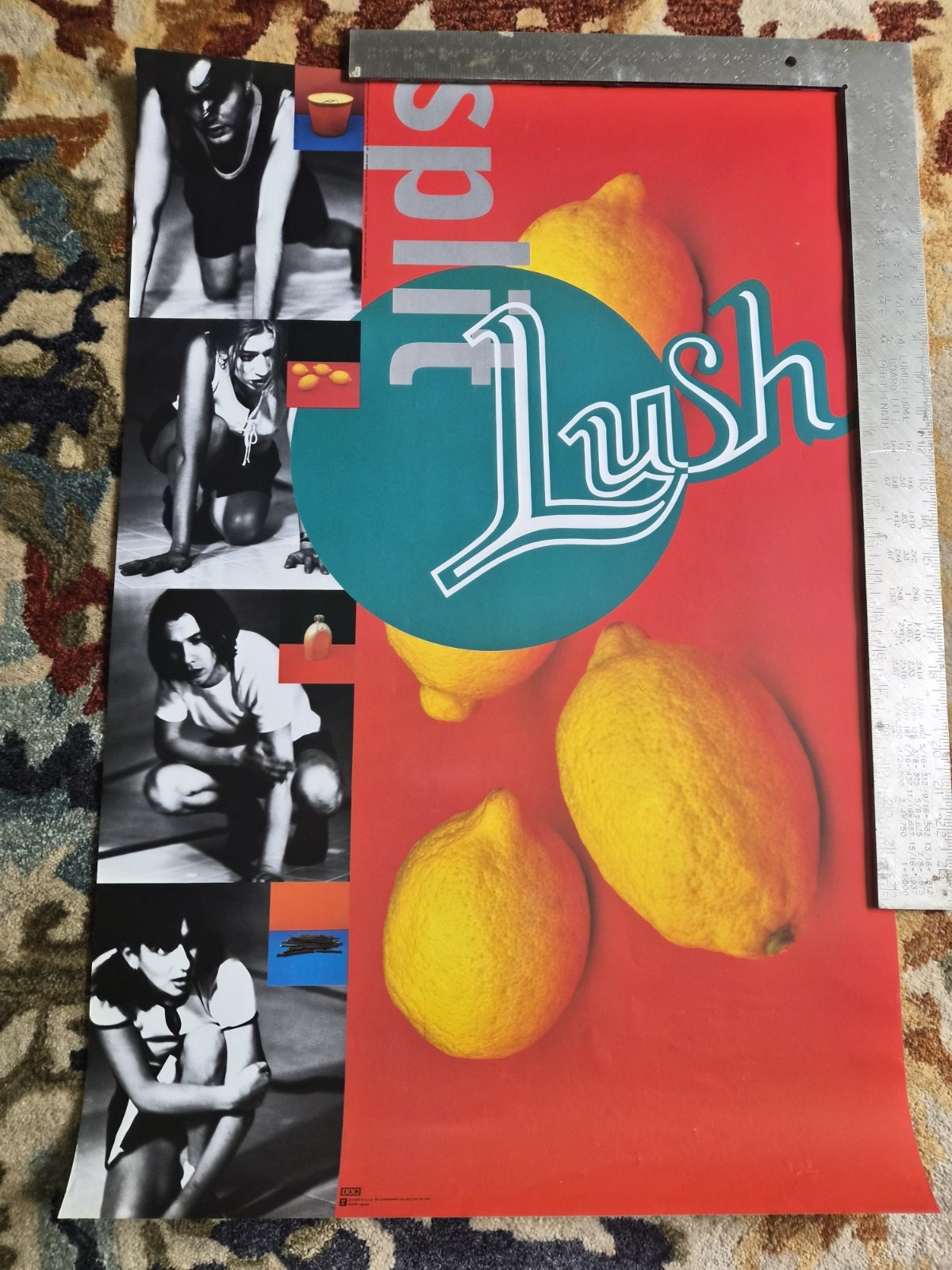 Lush Poster Lot x3 Original 4AD Promo + 2016 Roundhouse Concert Black Spring