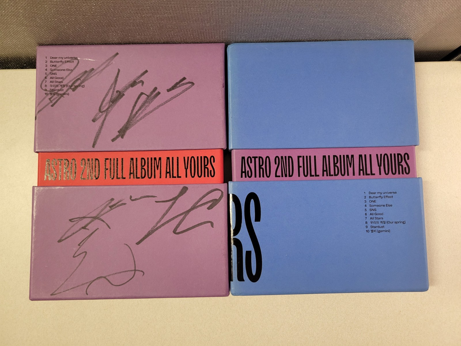ASTRO All Yours(2) Us Ver Member signed Promo Album Moonbin Eunwoo Photocards
