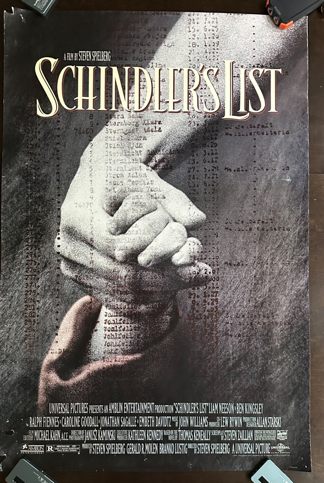 Movie Poster Lot of 8 Schindler’s List, Toy Story, Shawshank + More Vintage