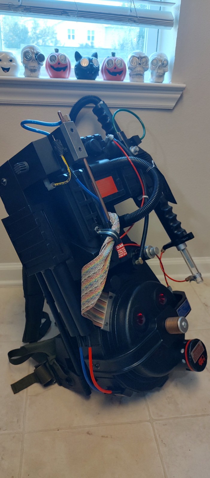Ghostbusters Proton Pack & Trap w Matty Collector Wand & READ DESCRIPTION