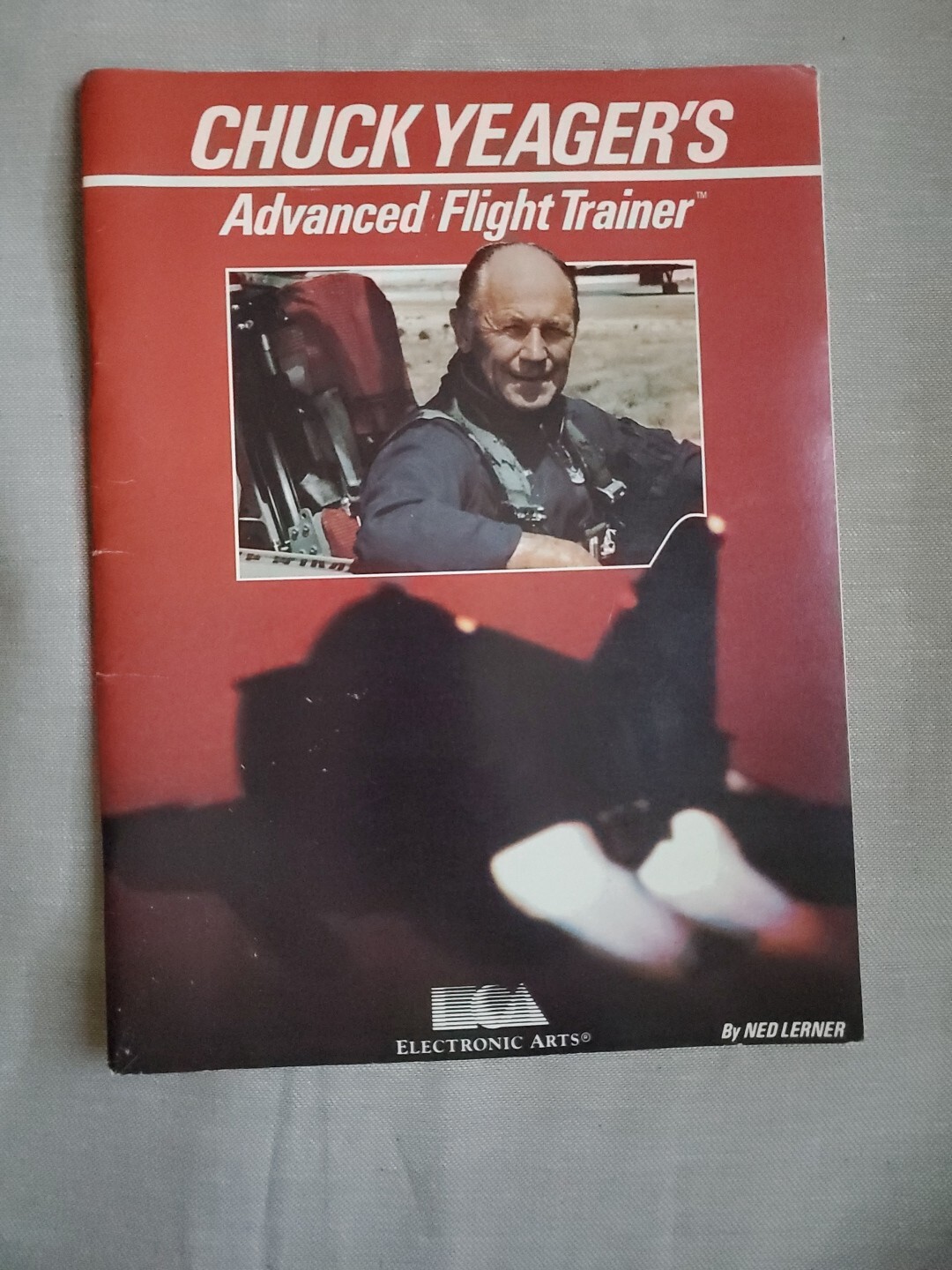 Chuck Yeager’s Advanced Flight Trainer Game MANUAL ONLY 1987 Electronic Arts