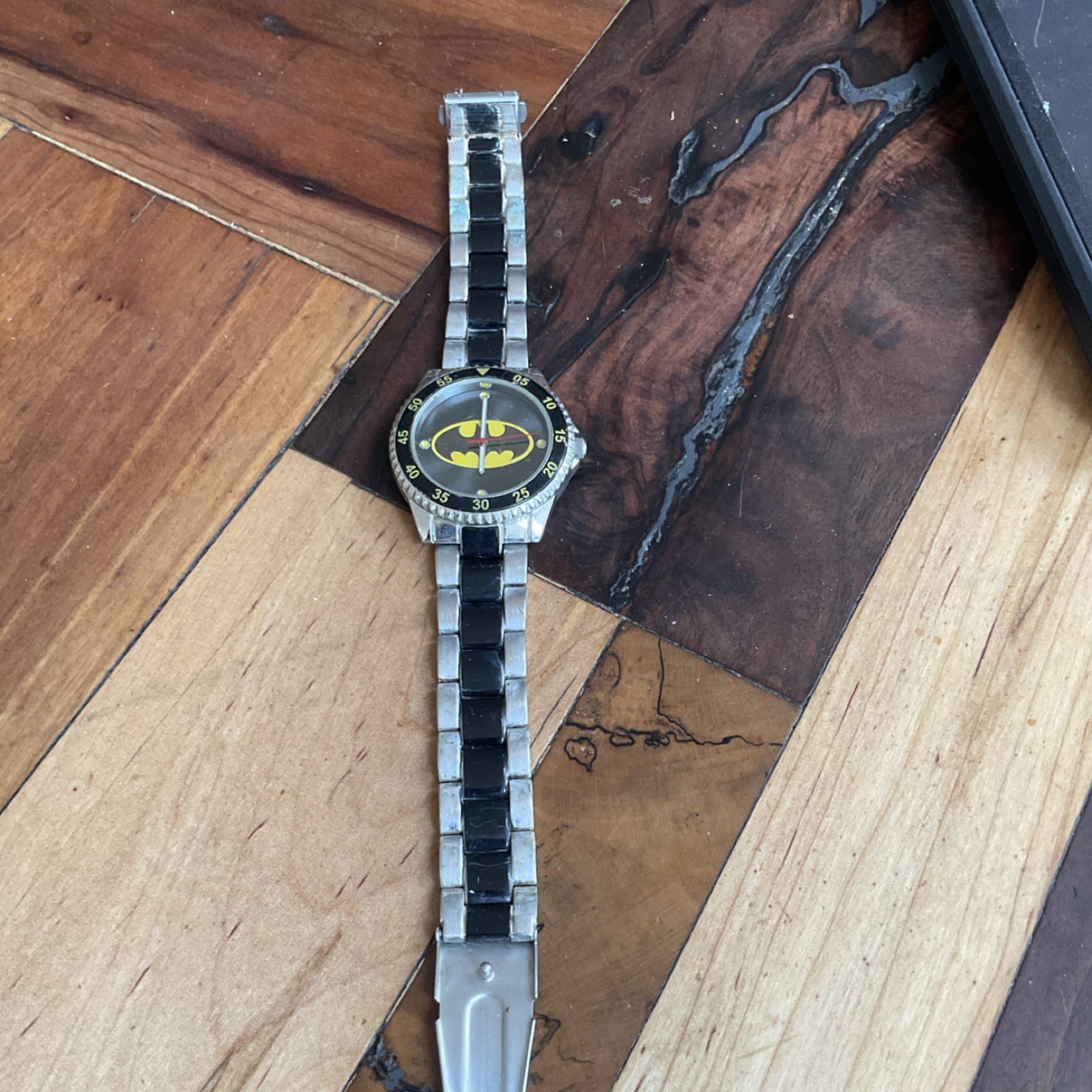 Accutime Watch Corp Batman DC Comics Stainless Steel Japan Movement Watch