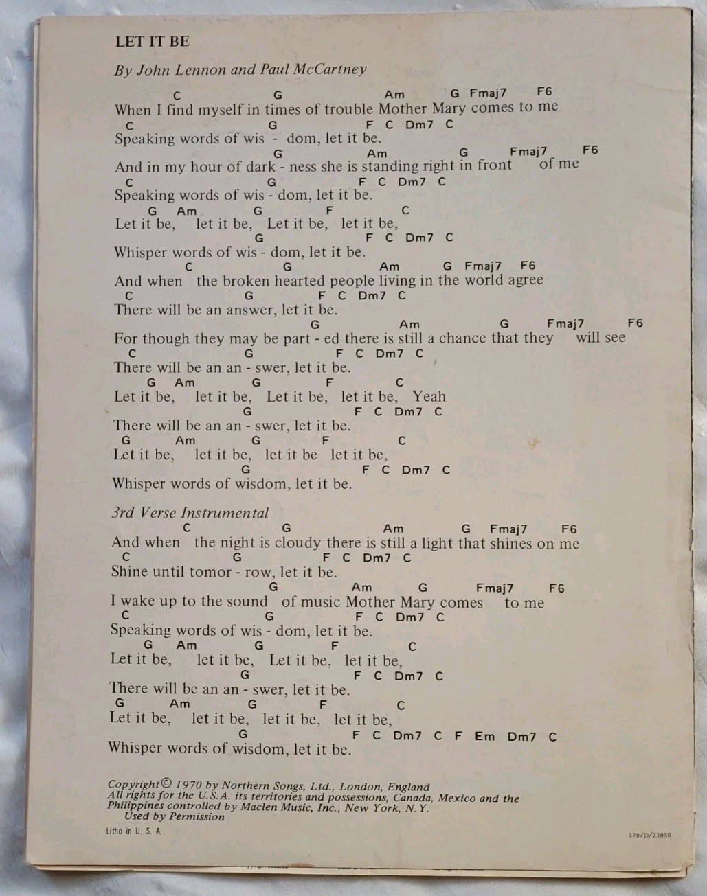 The Beatles 1960-70’s Sheet Music Lot Of 5 – All My Loving-Something-Yesterday,+