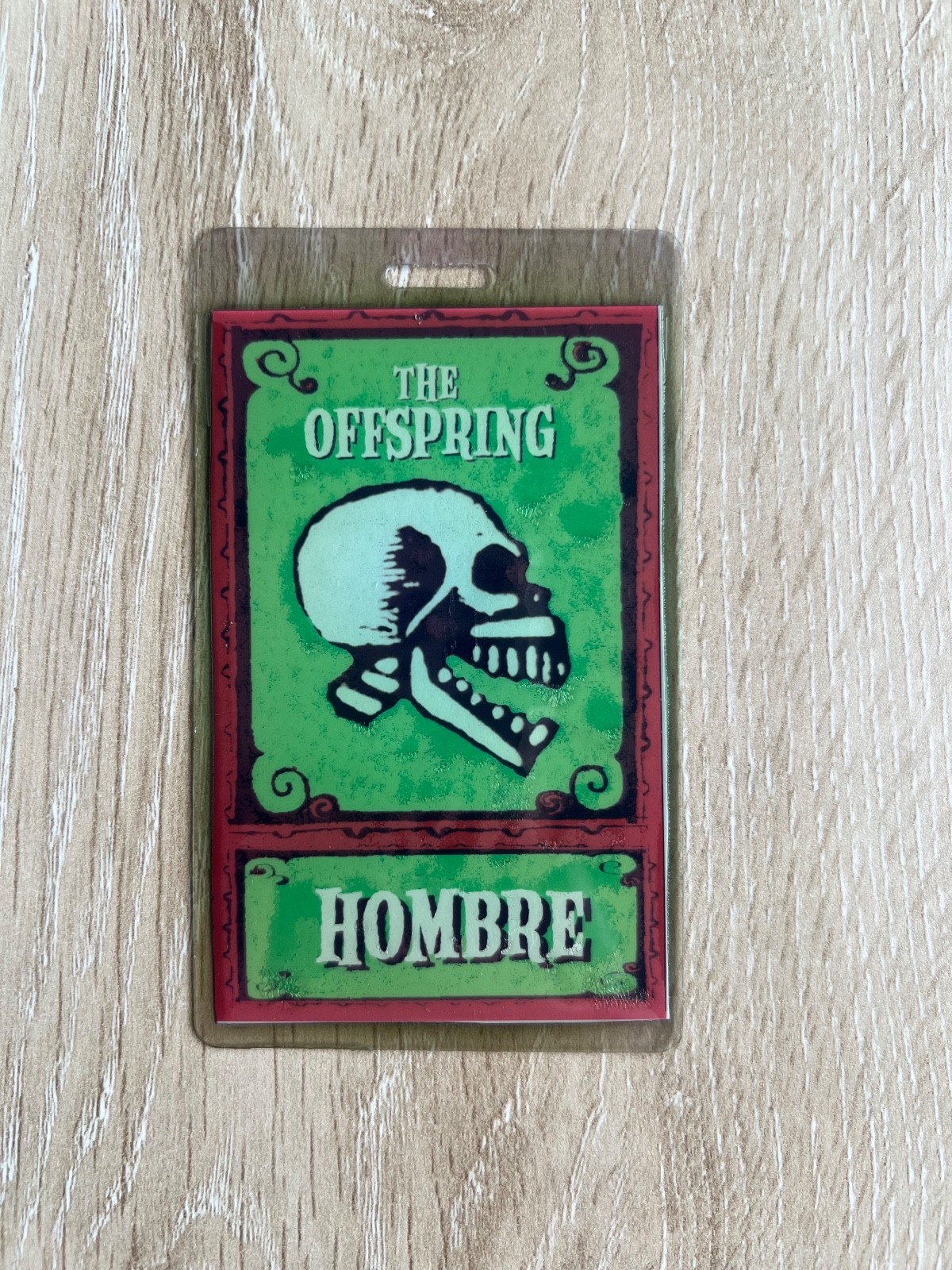 The Offspring 1997 Tour All Access Backstage Working Crew Laminated Pass
