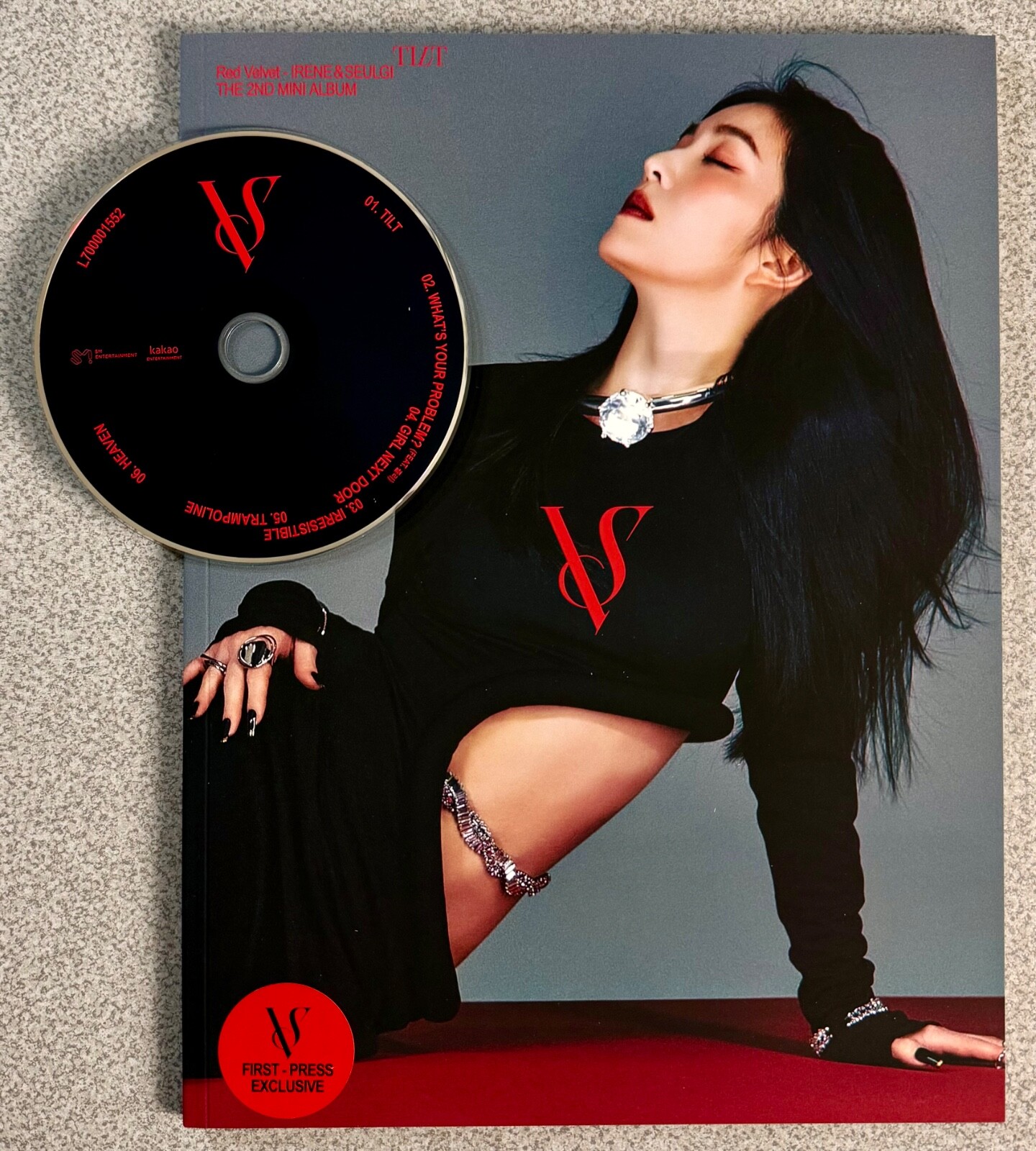 RED VELVET IRENE & SEULGI TILT Photobook IRENE Version Unsealed NO Photocard