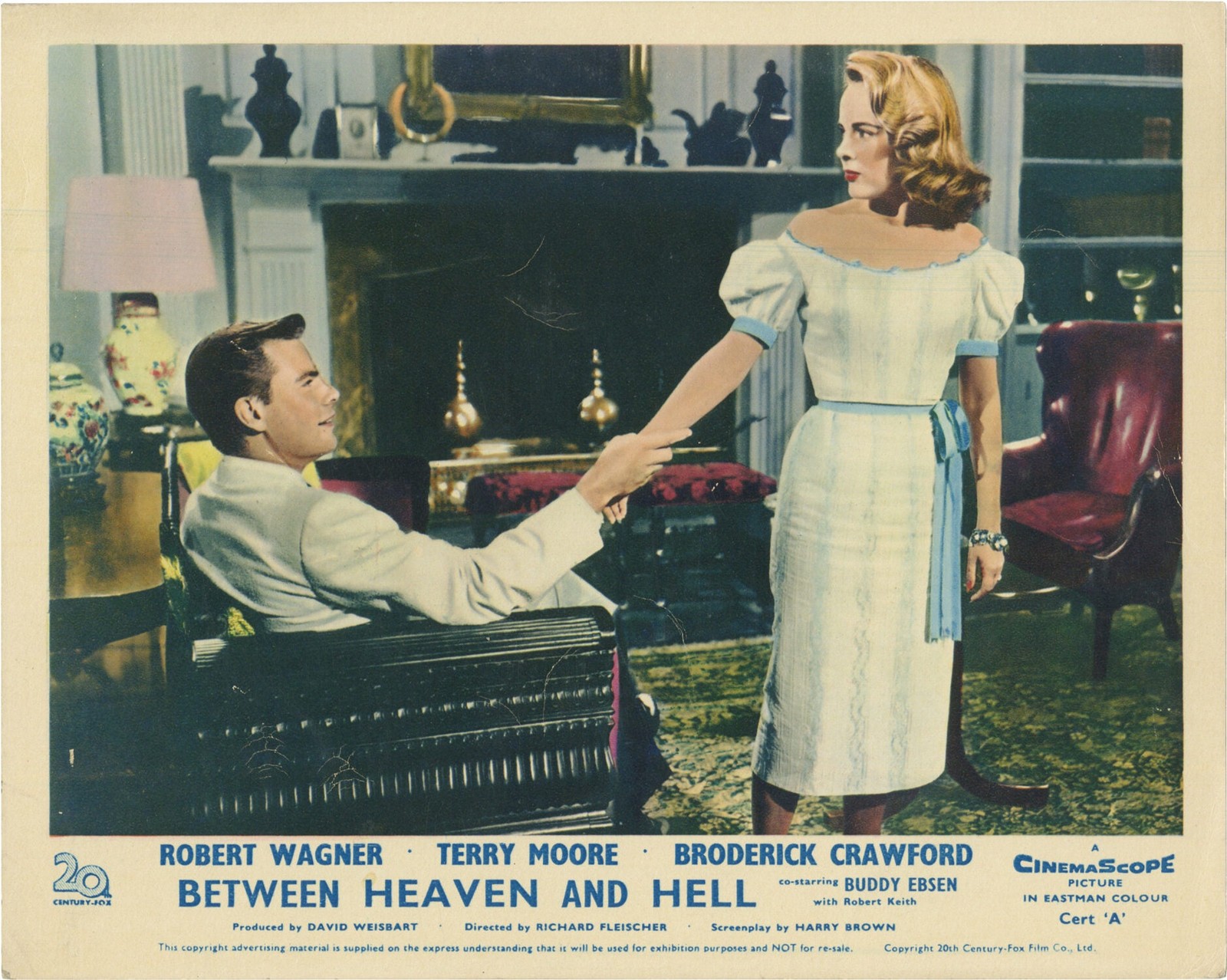 Richard Fleischer BETWEEN HEAVEN AND HELL Seven British front-of-house #132619