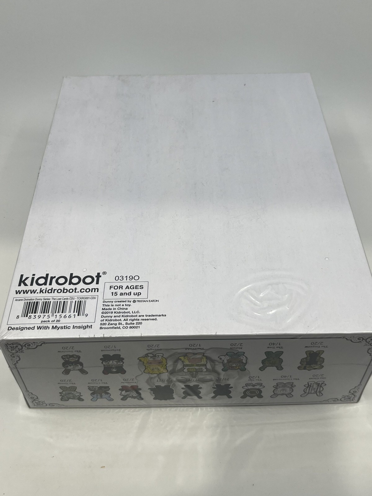 KidRobot Arcane Divination Dunny Blind Box Mini Figures Sealed In Box