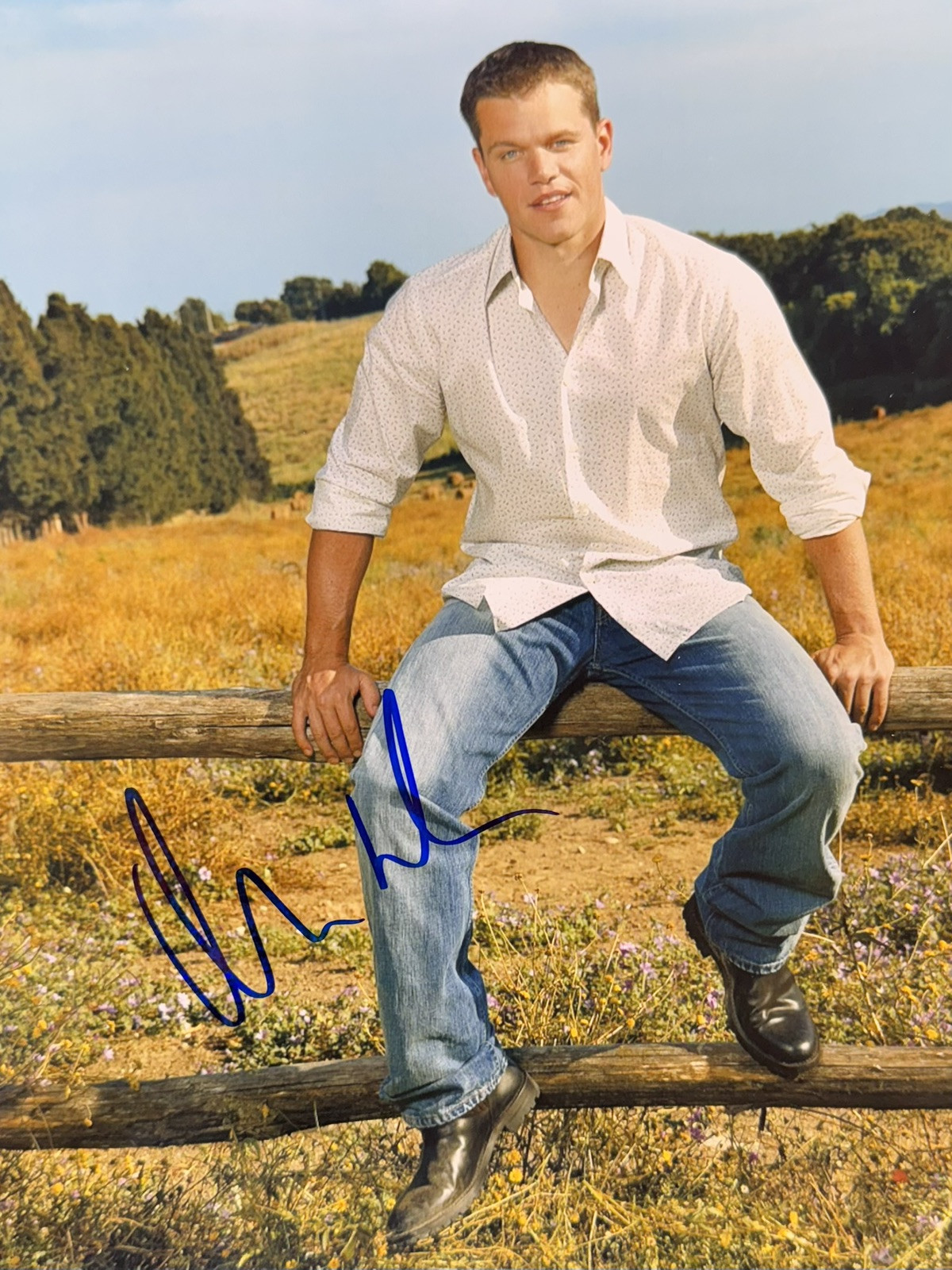 Matt Damon hand signed autographed 8×10 photo w/Hologram COA
