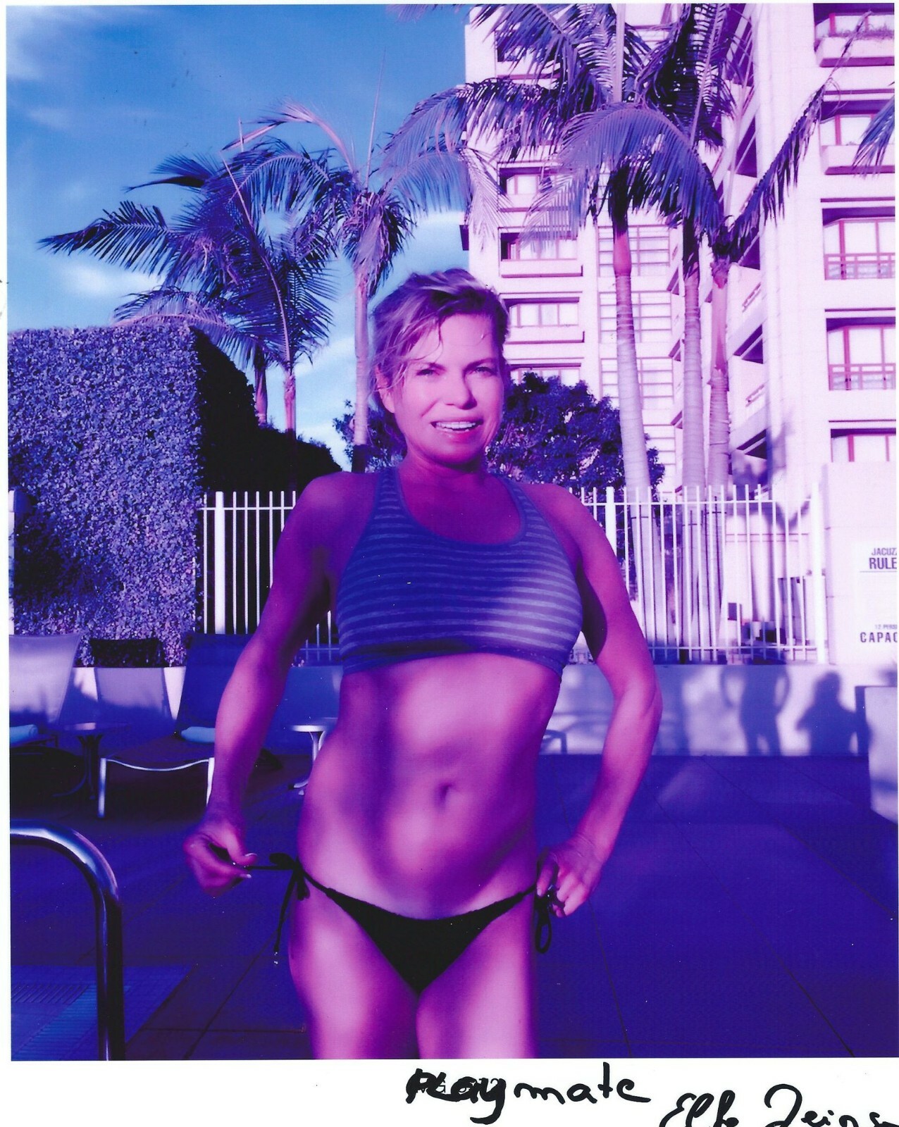 Elke Jeinsen: Playboy & Bay Watch 8×10 Autographed Signed Photo