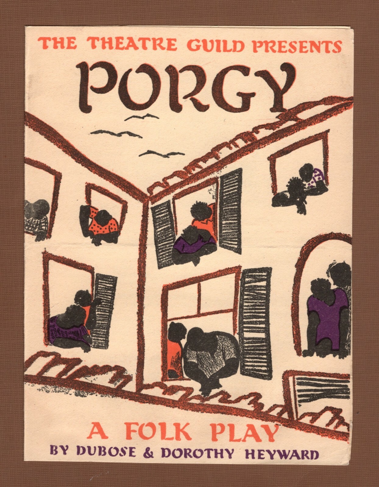 DuBose Heyward “PORGY” Dorothy Heyward / Frank Wilson 1929 Youngstown Herald