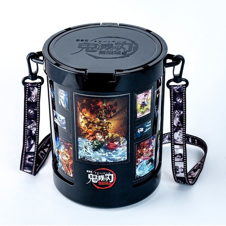 [Demon Slayer the Movie: Mugen Castle]. Memorial Popcorn Box　Resale confirmed!